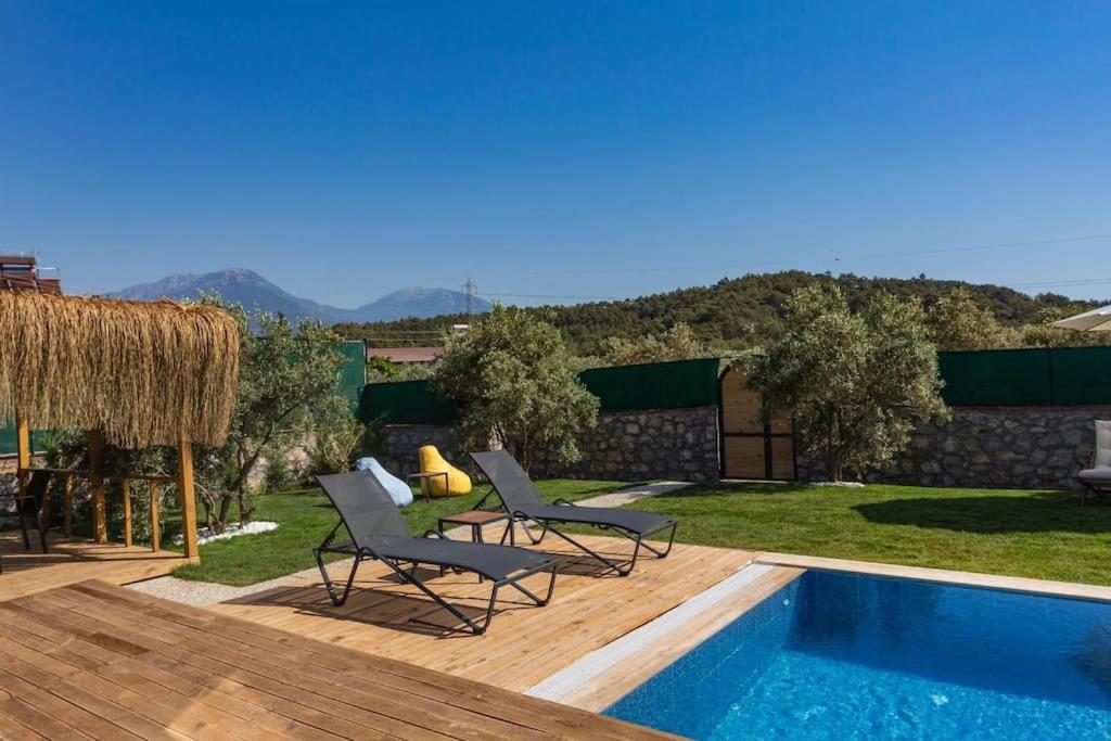Villa Zeytin Havuzlu Jakuzili Фетхие Экстерьер фото