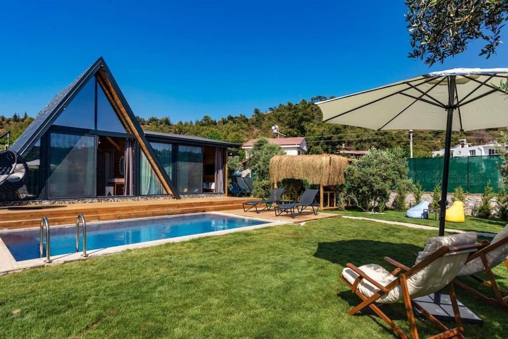 Villa Zeytin Havuzlu Jakuzili Фетхие Экстерьер фото