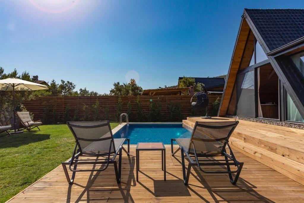 Villa Zeytin Havuzlu Jakuzili Фетхие Экстерьер фото