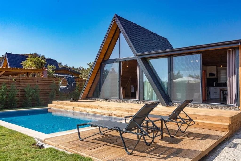 Villa Zeytin Havuzlu Jakuzili Фетхие Экстерьер фото
